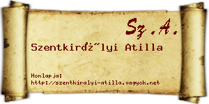 Szentkirályi Atilla névjegykártya